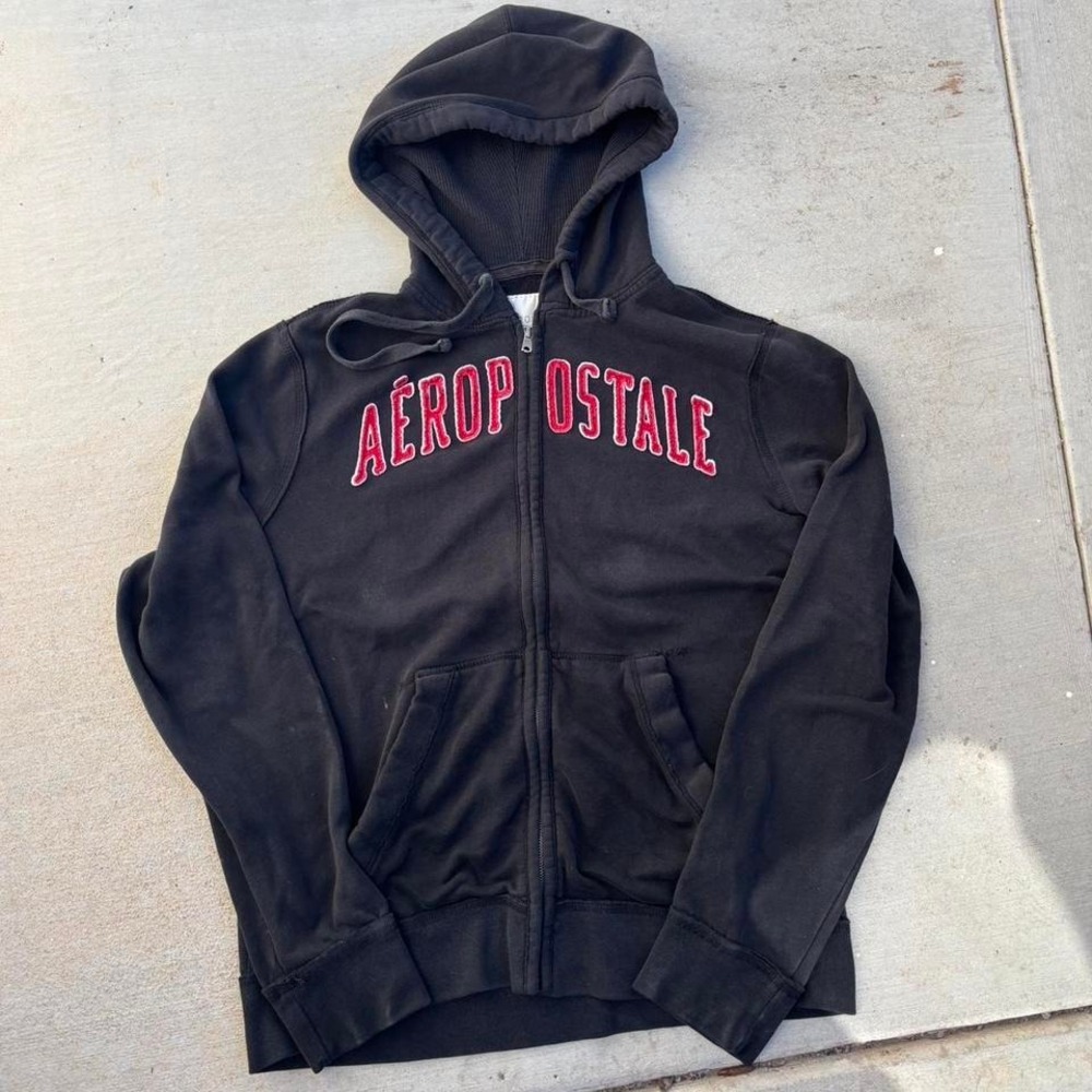 Y2k Aeropostale Zip Up Hoodie Vintage 00's